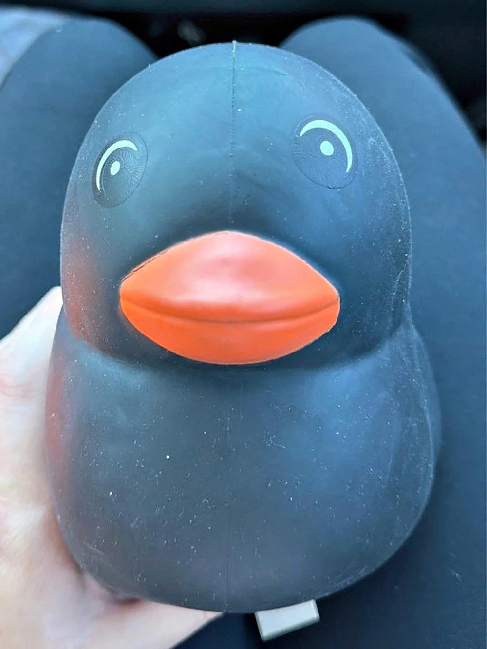 Squishy Duck Black NWT